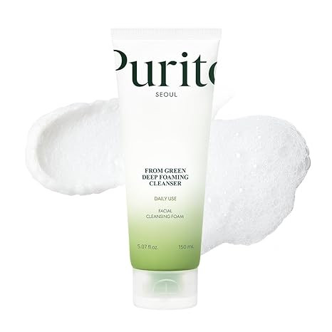 Purito From Green Deep Foaming Cleanser 150ml gentle foaming face wash